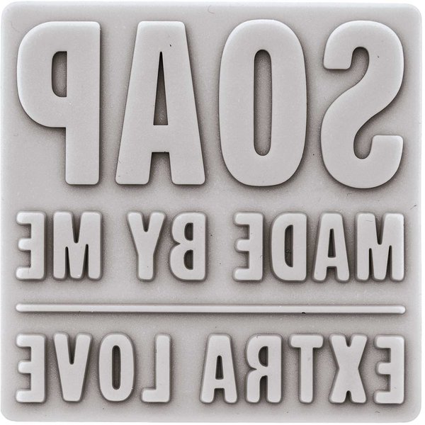 Zeepmal door mij gemaakt 49x49mm